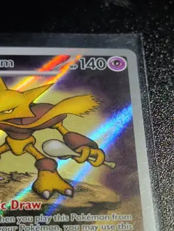 Pokemon TCG Alakazam EX Promo Ultra Rare MEP 009 Scarlet & Violet 151 - Mint - Image 4