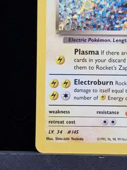 Pokemon TCG Rocket's Zapdos Holo 15/132 Celebrations 25th Anniversary NM - Image 4