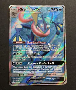 Pokemon TCG Greninja GX 120/131 Full Art Ultra Rare - Image 1