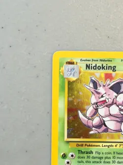 Nidoking – Pokemon Base set 2 - 11/130 – Holo rare – NM/LP - Image 2