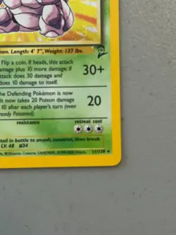 Nidoking – Pokemon Base set 2 - 11/130 – Holo rare – NM/LP - Image 4