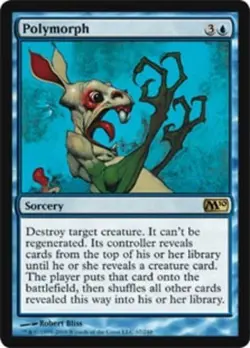 1x Polymorph NM, English MTG Magic 2010 (M10) - Image 1