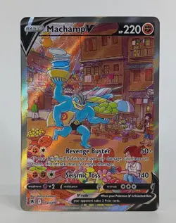 2022 Pokemon TCG Machamp V 172/189 Ultra Rare Holo SIR Astral Radiant - Image 1