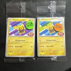 2 Pikachu Berkemeja Batik 154 155 Indonesia Journey Promo Pokemon - Image 1