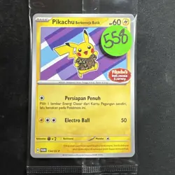 2 Pikachu Berkemeja Batik 154 155 Indonesia Journey Promo Pokemon - Image 2