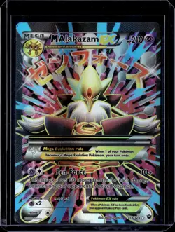 Pokemon XY - Fates Collide M Alakazam EX (Full Art) 118/124 - Image 1