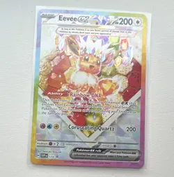 Eevee ex Full Art Promo Holo Pokemon TCG SVP 174 Scarlet & Violet English 2025 - Image 1