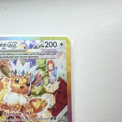 Eevee ex Full Art Promo Holo Pokemon TCG SVP 174 Scarlet & Violet English 2025 - Image 3