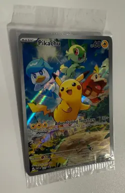 Pikachu SVP027 Illustration Rare Scarlet & Violet Promo Pokemon TCG - Sealed - Image 3