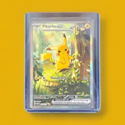 Pokemon Pikachu ex 276/217 Scarlet & Violet Full Art Holo Rare English HP 200 - Image 1