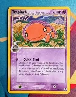 Trapinch (Delta Species) - 69/101 Dragon Frontiers - Pokemon TCG - HP/DMG - Image 1