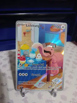 Pokemon TCG Lickitung SV05 Temporal Forces 180/162 Illustration Rare Holo EN - Image 1