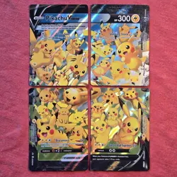 Pokemon Lot: Pikachu V Union SWSH139 SWSH140 SWSH141 SWSH142 4 Promo Set - LP/NM - Image 1