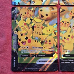 Pokemon Lot: Pikachu V Union SWSH139 SWSH140 SWSH141 SWSH142 4 Promo Set - LP/NM - Image 4