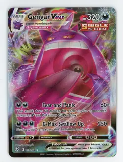 Gengar Vmax - Pokemon 2021 Fusion Strike #157 MINT - Image 1