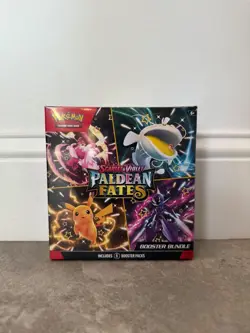 Pokemon TCG Scarlet + Violet Paldean Fates Booster Bundle Box Sealed 6 Boosters! - Image 2
