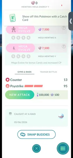 Pokemon Go Shiny Legendary Mewtwo ( Chicago Background) - Image 2
