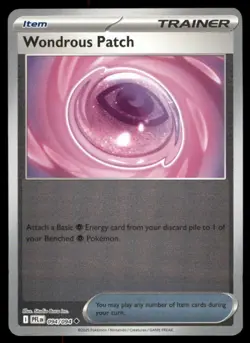 Me02: Phantasmal Flames Pokemon TCG Wondrous Patch Reverse Holo - Image 1