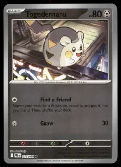 Me02: Phantasmal Flames Pokemon TCG Togedemaru Reverse Holo - Image 1