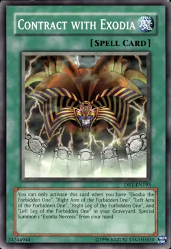 Contract With Exodia - DR1-EN193 - LP - YuGiOh - Image 1
