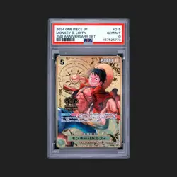 2024 One Piece Monkey D. Luffy Promo 2nd Anniversary ST13-015 PSA 10 Gem Mint JP - Image 1
