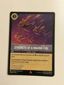 Strength of a Raging Fire 201/204 Disney's Lorcana Fabled Regular - Image 1