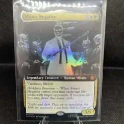 Mister Negative 0274 Borderless FOIL Spider Man MTG Magic The Gathering Card NM - Image 1