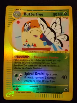 Butterfree 5/165 Reverse Holo Pokemon Trading Card Game eCard Expedition TCG NM - Image 1
