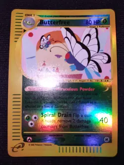 Butterfree 5/165 Reverse Holo Pokemon Trading Card Game eCard Expedition TCG NM - Image 2