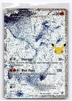 Reshiram Celebrations: Classic Collection - Pokemon NM 113/114 - Image 1