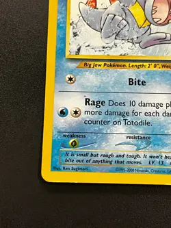 Totodile 80/111 - Neo Genesis Uncommon Regular English Pokemon TCG Card LP - Image 2