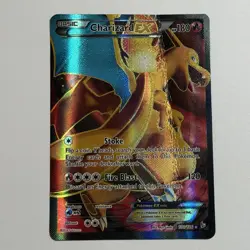 Pokemon Charizard EX 100/106 Flashfire Ultra Rare Full Art Holo Basic 2014 Card - Image 1