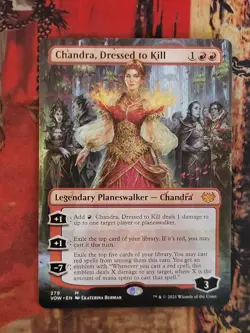 MTG Card: Chandra, Dressed to Kill (Innistrad: Crimson Vow) BORDERLESS - Image 1