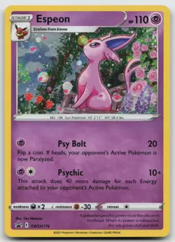 Espeon Promo Holo SWSH: Sword & Shield Promo Cards SWSH174 VLP - Image 1