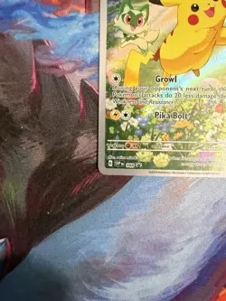 Pikachu 088 Sv: Scarlet & Violet Promo Card Holo Illustration Rare NM - Image 5