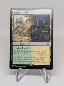 Temple Garden - MTG Magic the Gathering - Lorwyn Eclipsed - Image 1
