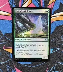 Elvish Spirit Guide NM Foil MTG Dominaria Remastered DMR Unplayed Magic - Image 1