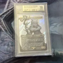 BGS 10 Y’shtola, Night’s Blessed Borderless Surge Foil 0215M, MTG Final Fantasy - Image 1