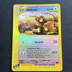 Pokemon Card - Raticate Skyridge 89/144 Reverse Holo (NM/LP) fast ship - Image 1