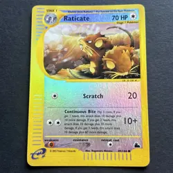 Pokemon Card - Raticate Skyridge 89/144 Reverse Holo (NM/LP) fast ship - Image 3