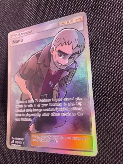 Nanu (Full Art) 179/181 Sun & Moon Team Up Pokemon Holo Foil Rare - Image 2