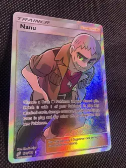 Nanu (Full Art) 179/181 Sun & Moon Team Up Pokemon Holo Foil Rare - Image 3