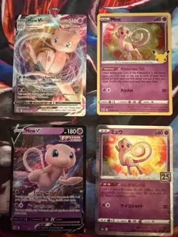 Pokemon TCG Mew Lot VMAX 2021 SWSH08 Fusion Strike Ultra Rare Holo Card #114/264 - Image 1