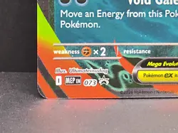 Pokemon TCG Mega Gengar EX 073 Black Star Promo - Image 4