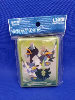 Pokemon Simplified Chinese 2023 Sirfetch'd Farfetch'd Card Sleeves 64 Count New - Image 1