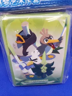Pokemon Simplified Chinese 2023 Sirfetch'd Farfetch'd Card Sleeves 64 Count New - Image 3