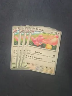 Pokemon TCG Temporal Forces Lickilicky 125/162 x4 Playset - Image 1