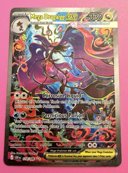 Mega Dragalge ex 118/086 SIR - Chaos Rising - English Pokemon Card - Mint! - Image 1
