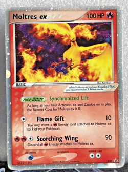Moltres ex 031 Nintendo Black Star Promo NM Holo Ultra Rare Pokemon TCG 2005 - Image 3