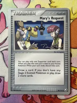 Mary's Request 86/115 Pokemon 2007 World Championships Tom Roos Lightly played - Image 1